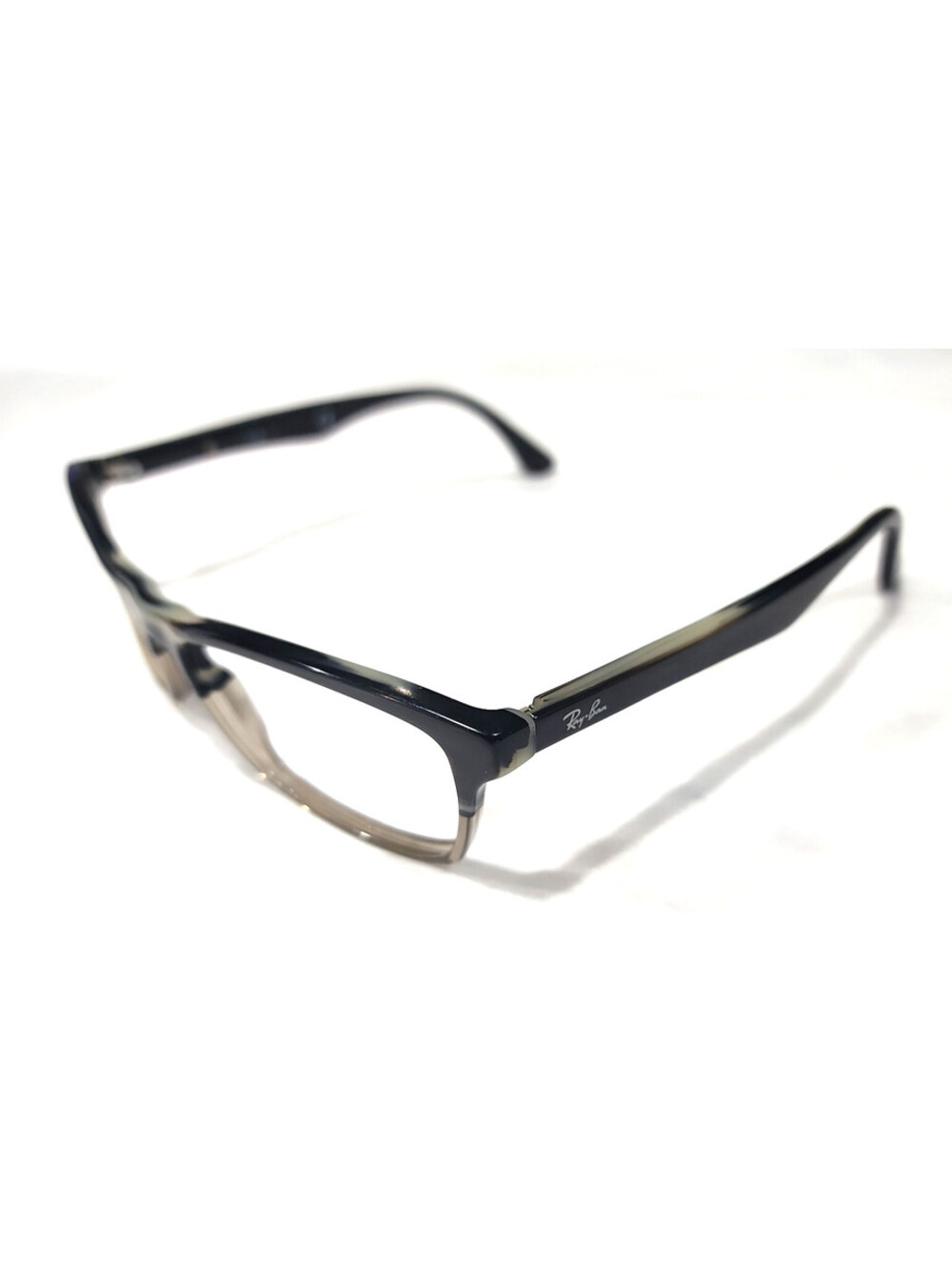 Ray Ban RB5279 5540 Large Black Fade Square Eyeglasses Frame 55-18 145 STR